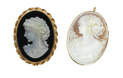 カメオブローチ